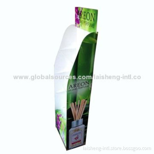 Acrylic perfume display rack with four shelves